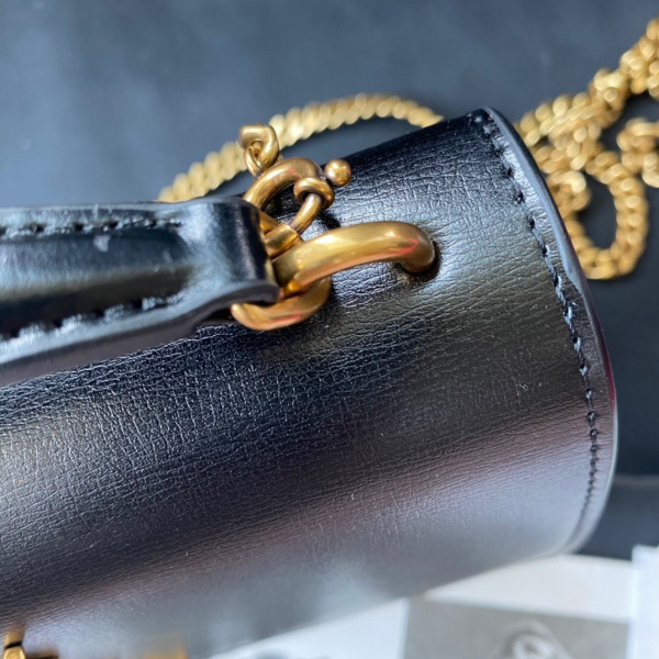 Y*L sunset in crocodile-embossed shiny leather