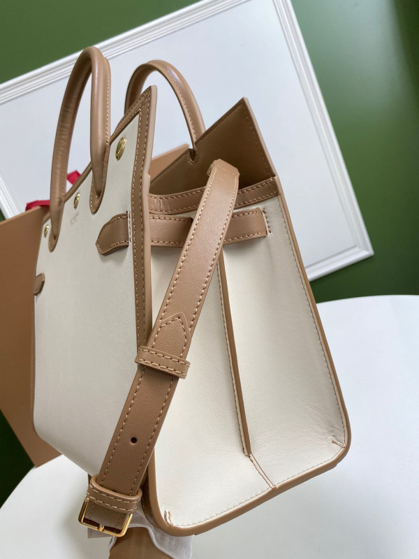 B**rry small vintage check two-handle title bag