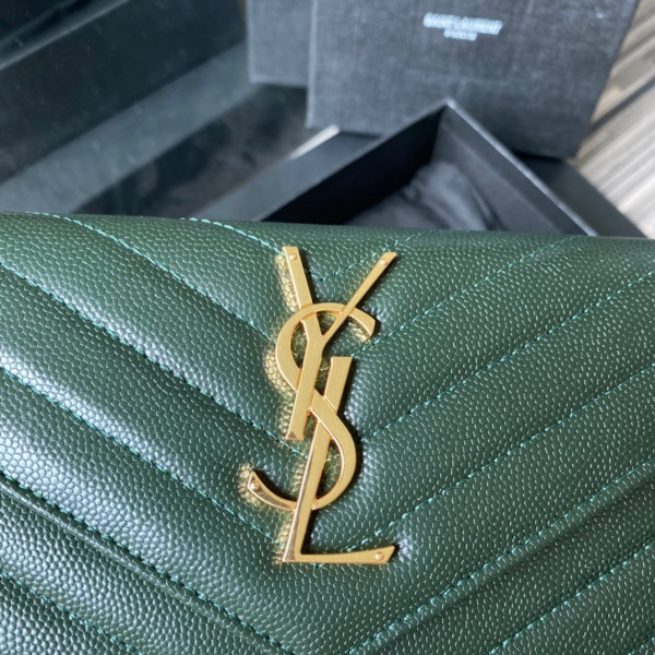 Y*L monogram large flap wallet