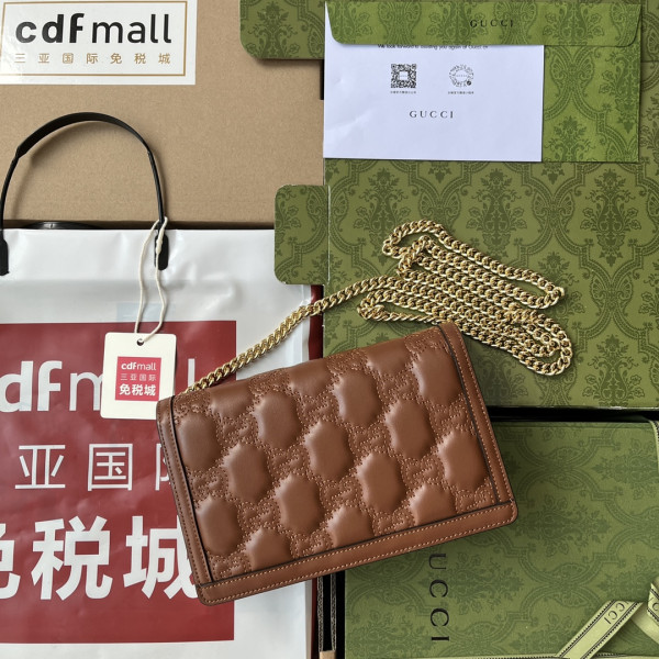 G*u*i gg matelassÉ chain wallet