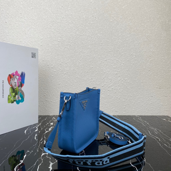 Pra*a leather mini shoulder bag