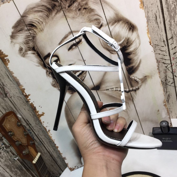 Y*L cassandra platform sandals in patent leather